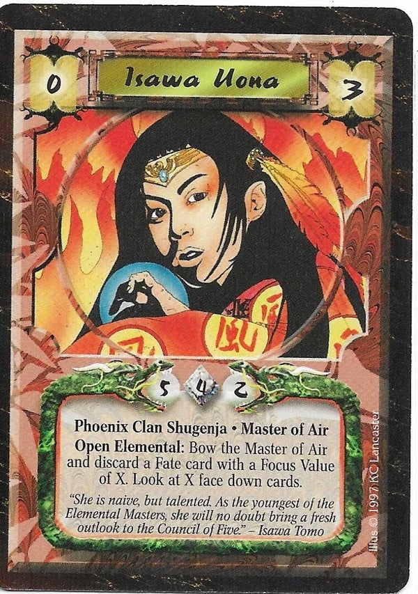 L5R : CLAN : PHOENIX : Isawa Uona (Time of the Void R.C. (ToV)) - "FIXED REPRINT"