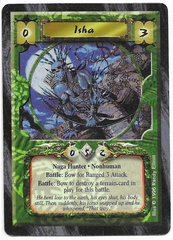 L5R : CLAN : NAGA : Isha (Anvil of Despair R.C. (AoD)) - "FIXED REPRINT"