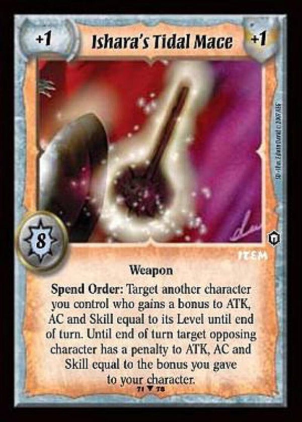 Warlord Saga of the Storm : Ishara's Tidal Mace (SD)