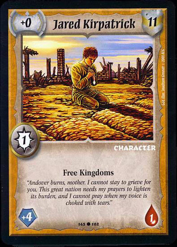 Warlord Saga of the Storm : Jared Kirpatrick - C - G&E