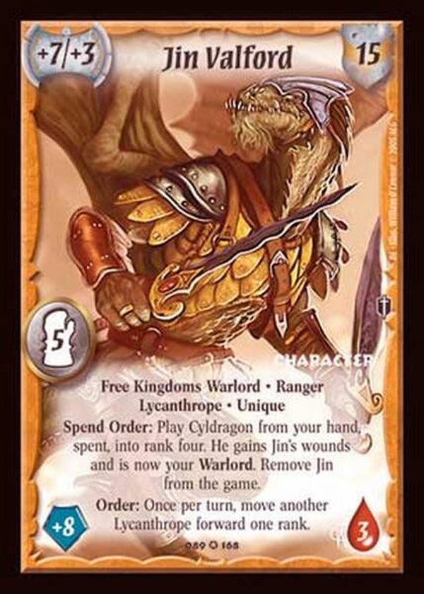 Warlord Saga of the Storm : Jin Valford (DF)