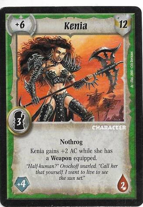 Warlord Saga of the Storm : Kenia (BK Deck special)