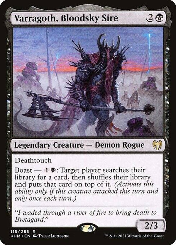 Magic : The Gathering (MTG) : Varragoth, Bloodsky Sire (Kaldheim (KMH)) - R