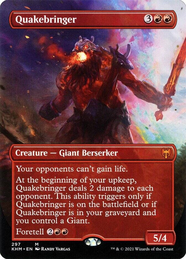 Magic : The Gathering (MTG) : Quakebringer (Kaldheim (KMH)) (Extra : 297) - M