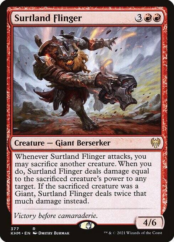 Magic : The Gathering (MTG) : Surtland Flinger (Kaldheim (KMH)) (Extra : 377) - R