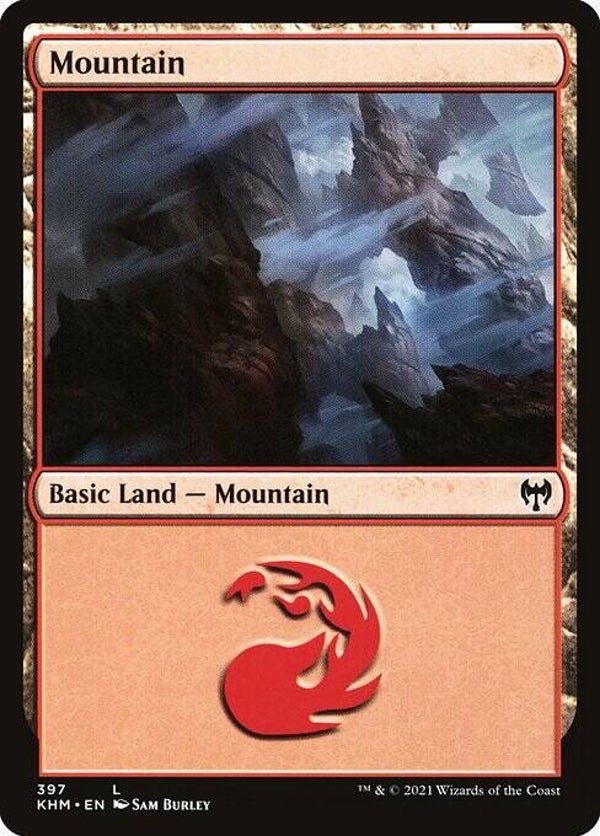 Magic : The Gathering (MTG) : Mountain (Kaldheim (KMH)) (Extra : 397) - C