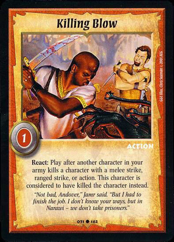 Warlord Saga of the Storm : Killing Blow - C - G&E