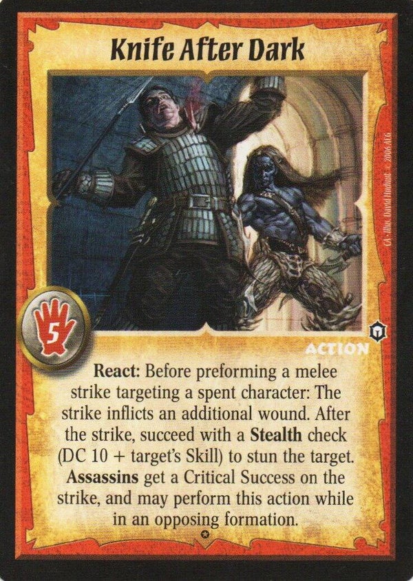 Warlord Saga of the Storm : Knife After Dark (CA ascendant's madness kit) - Promo