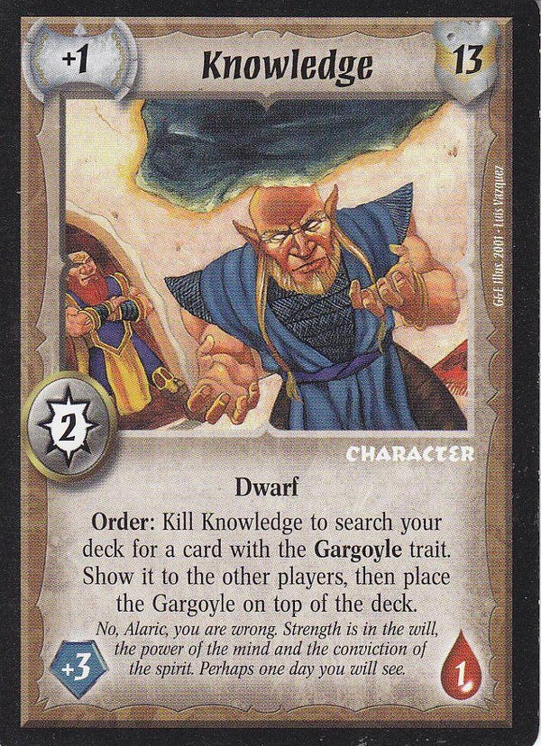 Warlord Saga of the Storm : Knowledge (G&E Deck special)