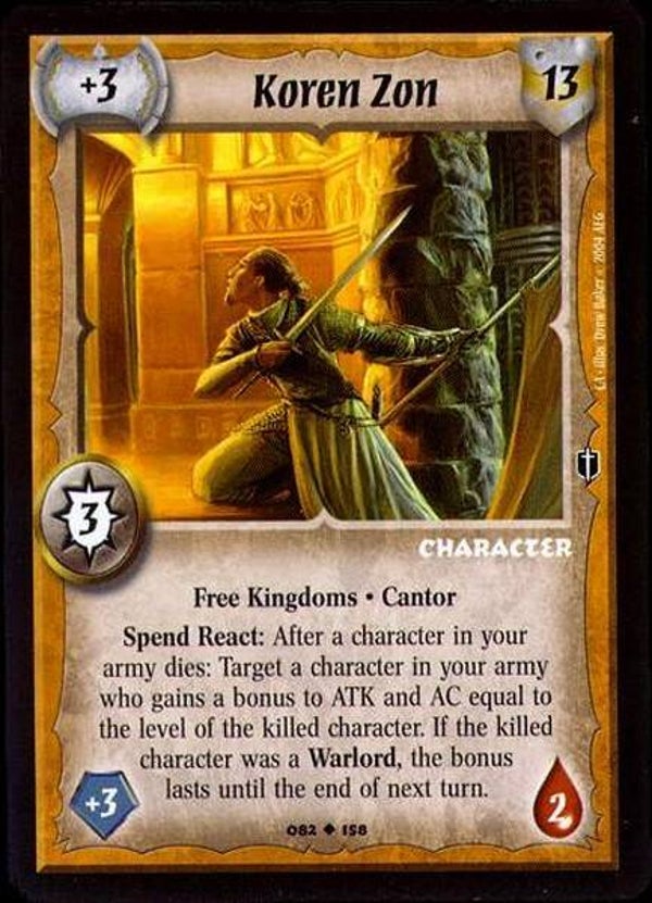 Warlord Saga of the Storm : Koren Zon - U - CA