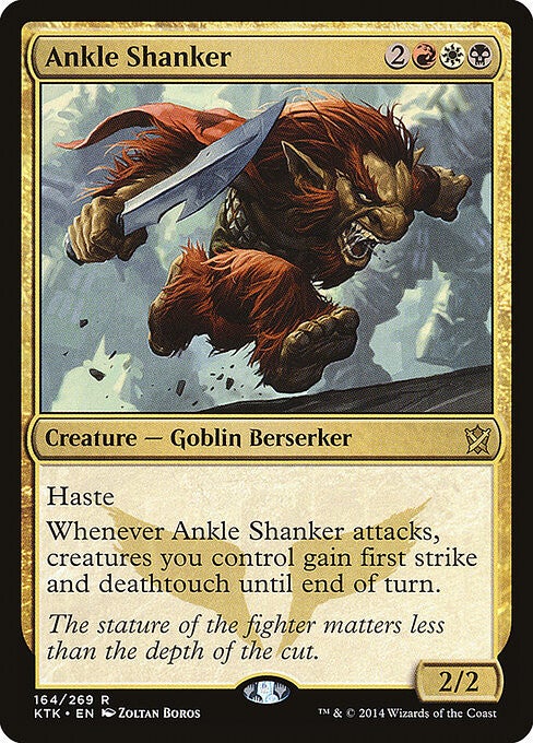 Magic : The Gathering (MTG) : Ankle Shanker (Khans of Tarkir (KTK)) - R - FOIL