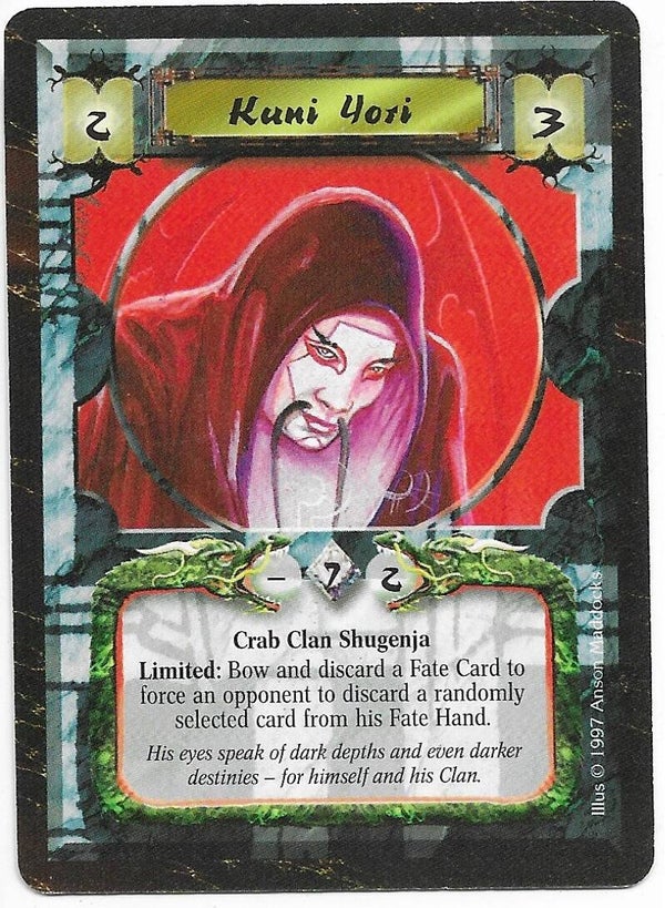 L5R : CLAN : CRAB : Kuni Yori (Time of the Void R.C. (ToV)) - "FIXED REPRINT"
