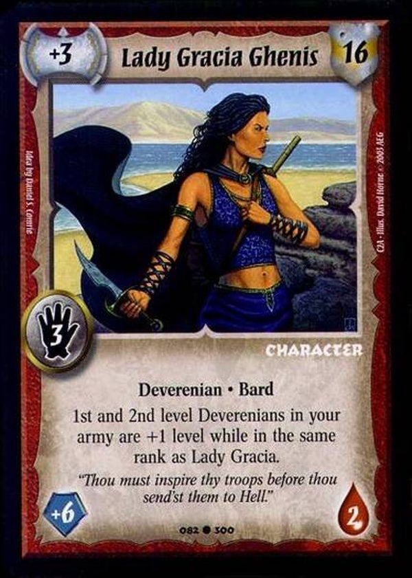 Warlord Saga of the Storm : Lady Gracia Ghenis - C - C2A