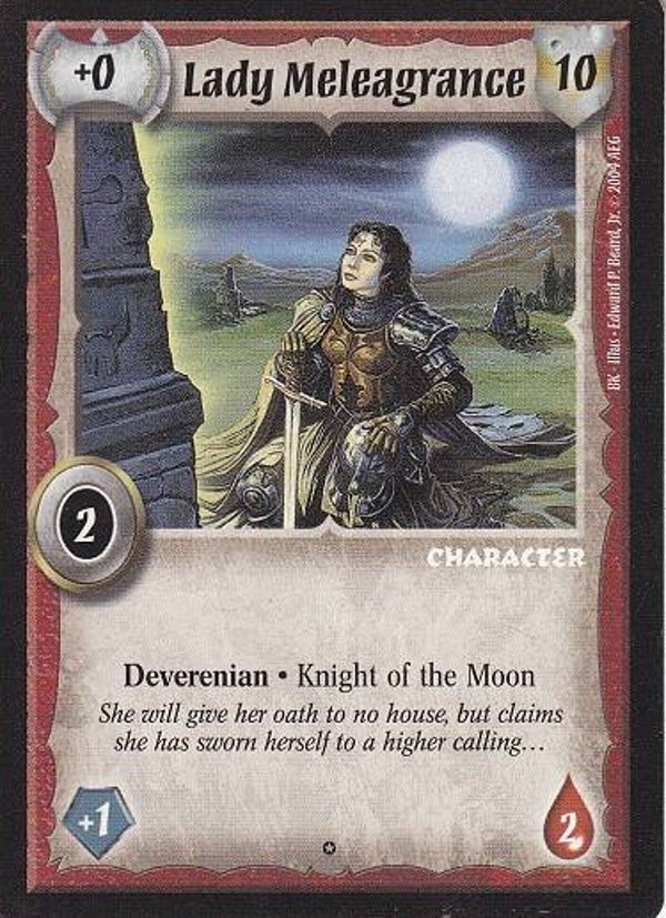 Warlord Saga of the Storm : Lady Meleagrance (CE Deck special BUGGED)