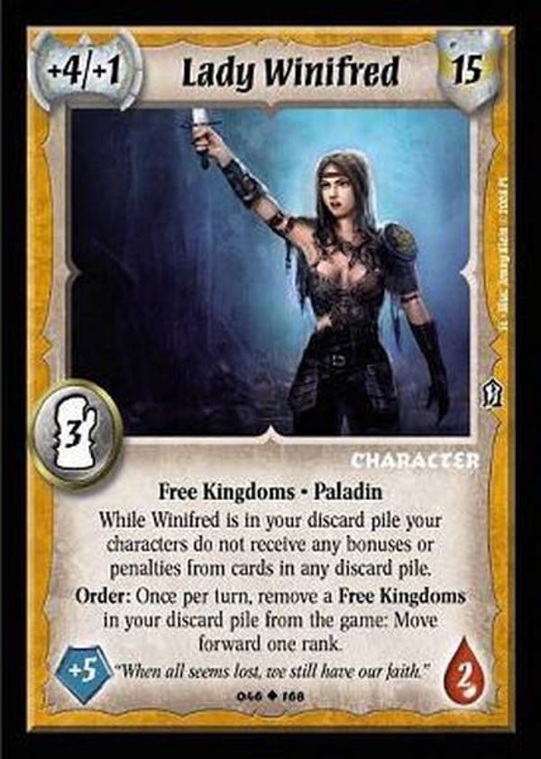 Warlord Saga of the Storm : Lady Winifred - U - (Shattered Empires) SE