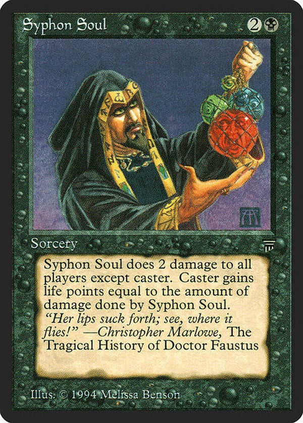 Magic the Gathering (MTG) : Syphon Soul - (Legends) - C