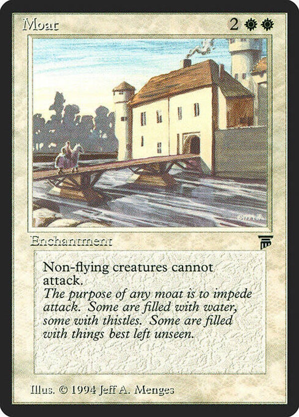 Magic the Gathering (MTG) : Moat - (Legends) - R