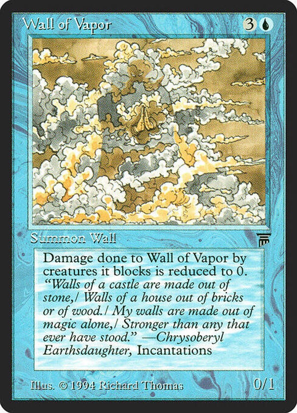 Magic the Gathering (MTG) : Wall of Vapor - (Legends) - C