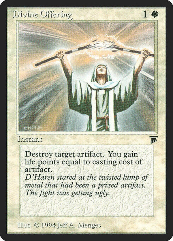 Magic the Gathering (MTG) : Divine Offering - (Legends) - C