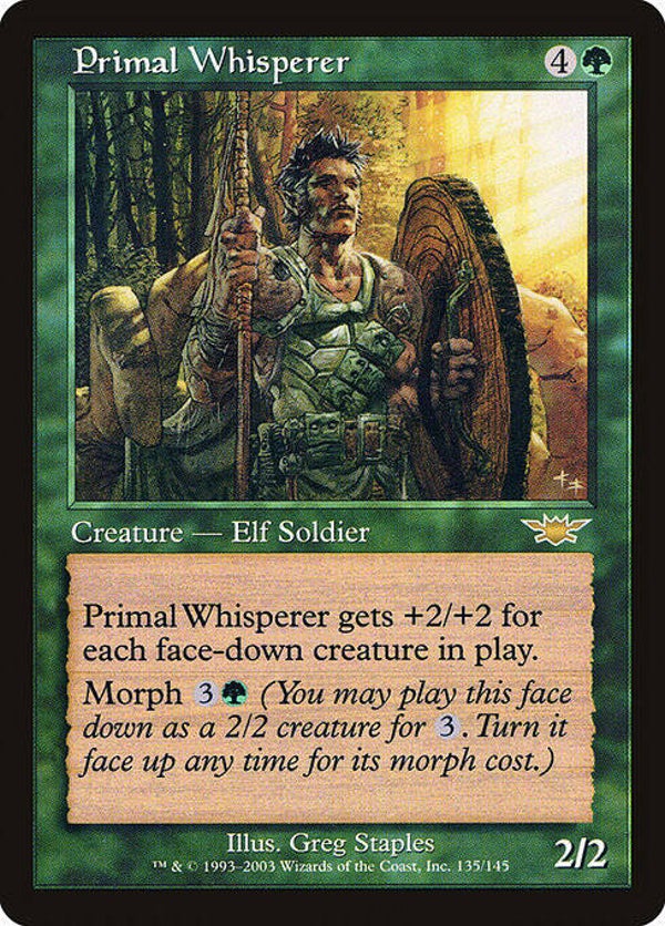 Magic : The Gathering (MTG) : Primal Whisperer (Legions (LGN)) - R
