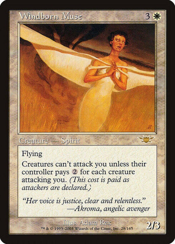 Magic : The Gathering (MTG) : Windborn Muse (Legions (LGN)) - R