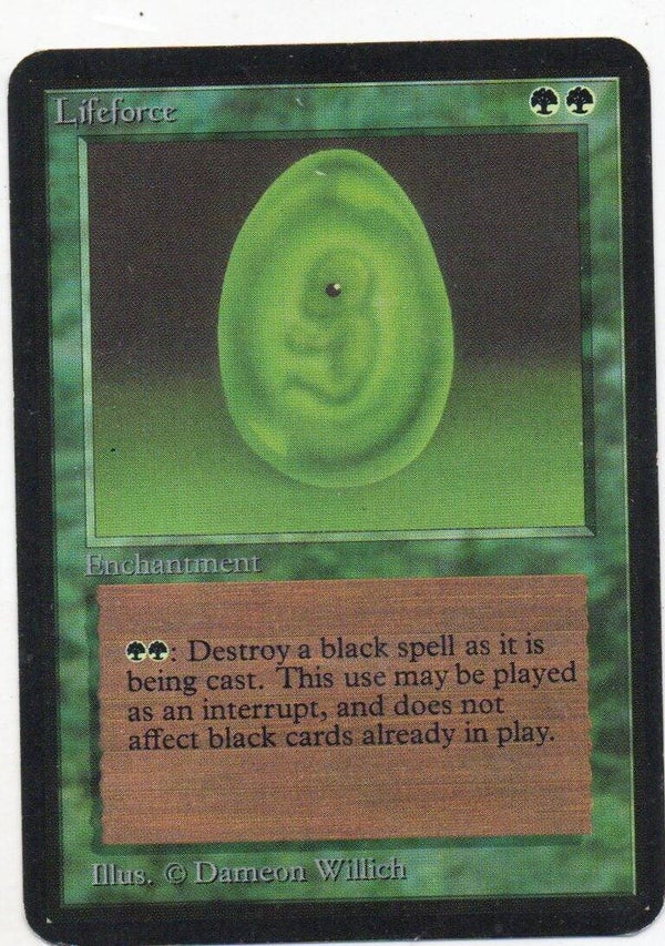 Magic : The Gathering (MTG) : Lifeforce (ALPHA EDITION -1993 (LEA)) - U  (SPLD-PLD)