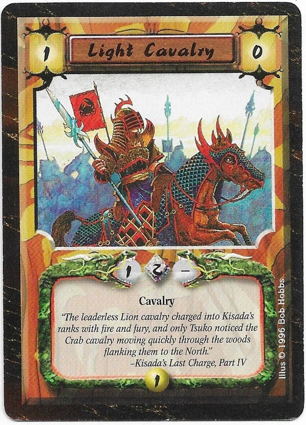 L5R : FOLLOWER : Light Cavalry (Time of the Void R.C. (ToV)) - "FIXED REPRINT"