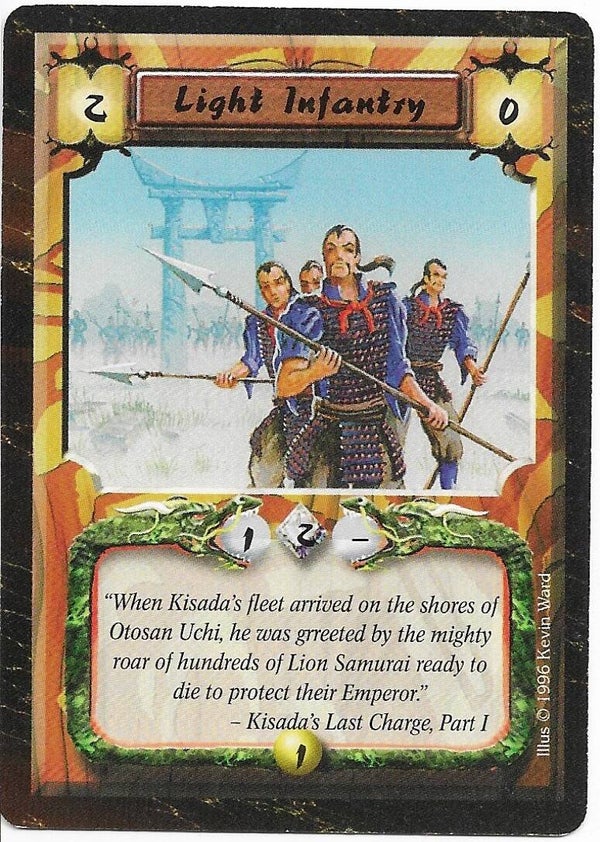 L5R : FOLLOWER : Light Infantry (Time of the Void R.C. (ToV)) - "FIXED REPRINT"