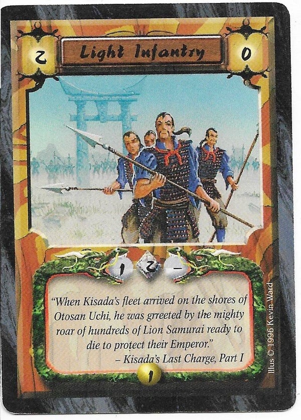 L5R : FOLLOWER : Light Infantry (Anvil of Despair R.C. (AoD)) - "FIXED REPRINT"