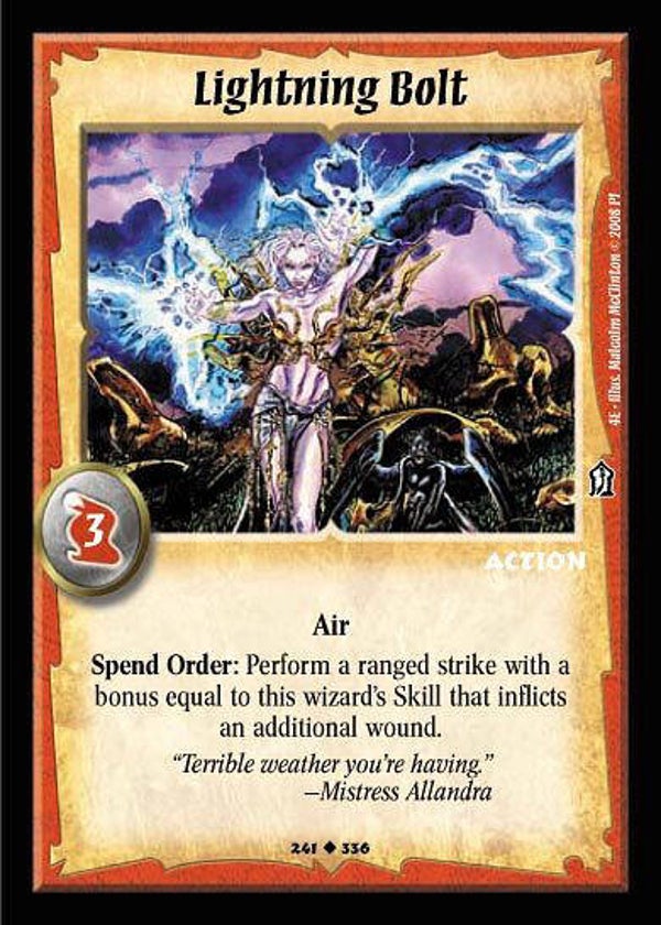 Warlord Saga of the Storm : Lightning Bolt - U - 4E