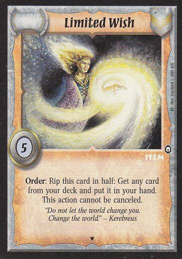 Warlord Saga of the Storm : Limited Wish (V2. DF version (RIP CARD)) - Promo