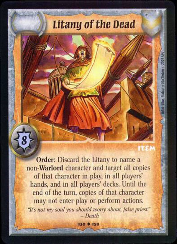 Warlord Saga of the Storm : Litany of the Dead - U - DOM