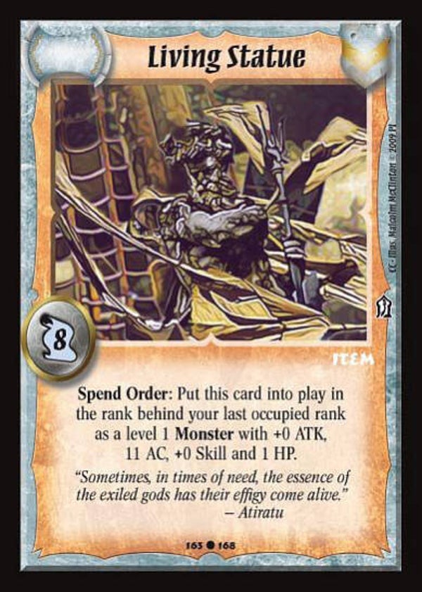 Warlord Saga of the Storm : Living Statue - C - (Crimson Coast) CC