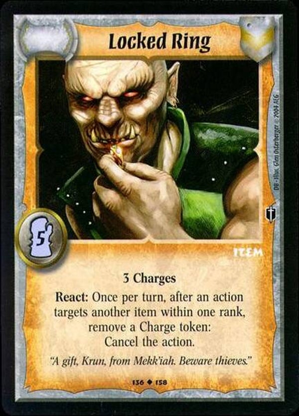 Warlord Saga of the Storm : Locked Ring - U - DB