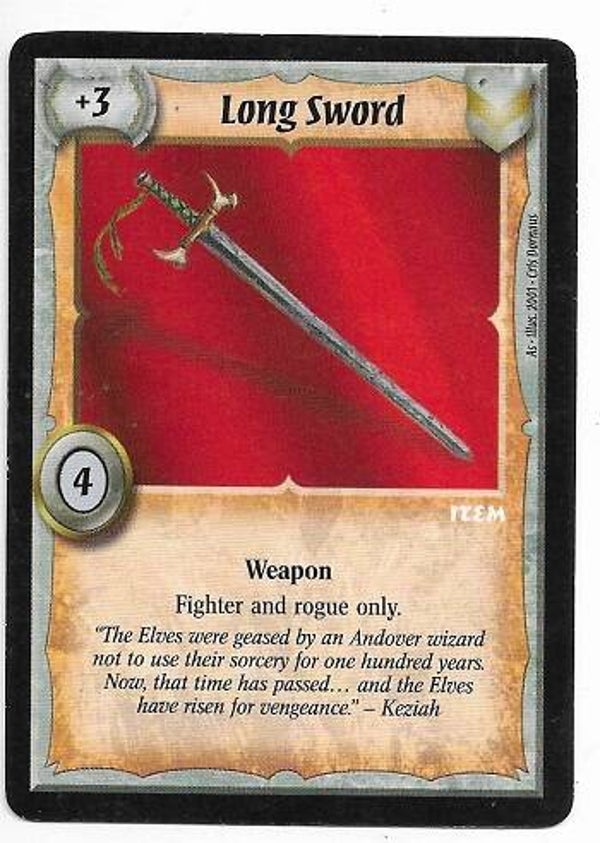 Warlord Saga of the Storm : Long Sword (BK Deck special)