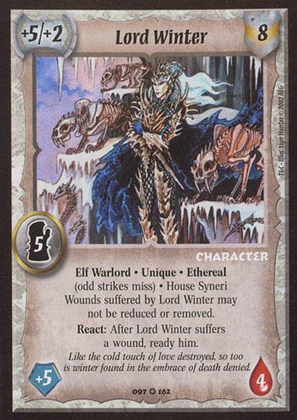Warlord Saga of the Storm : Lord Winter (Tac)