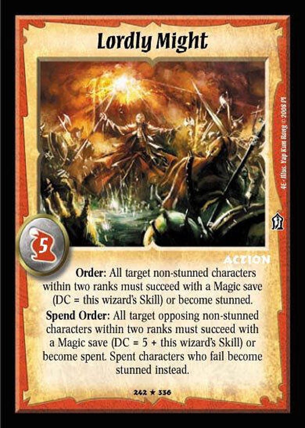 Warlord Saga of the Storm : Lordly Might - R - 4E