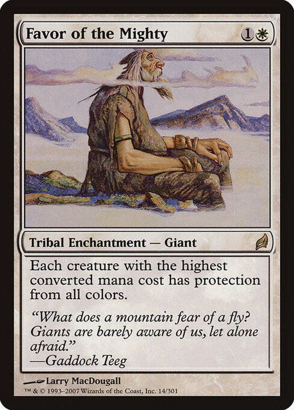 Magic : The Gathering (MTG) : Favor of the Mighty (Lorwyn (LRW)) - R