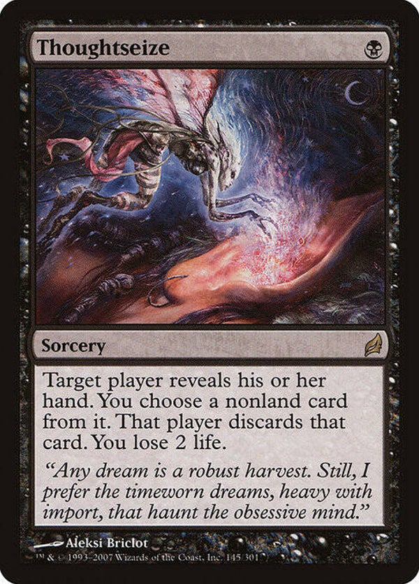 Magic : The Gathering (MTG) : Thoughtseize (Lorwyn (LRW)) - R