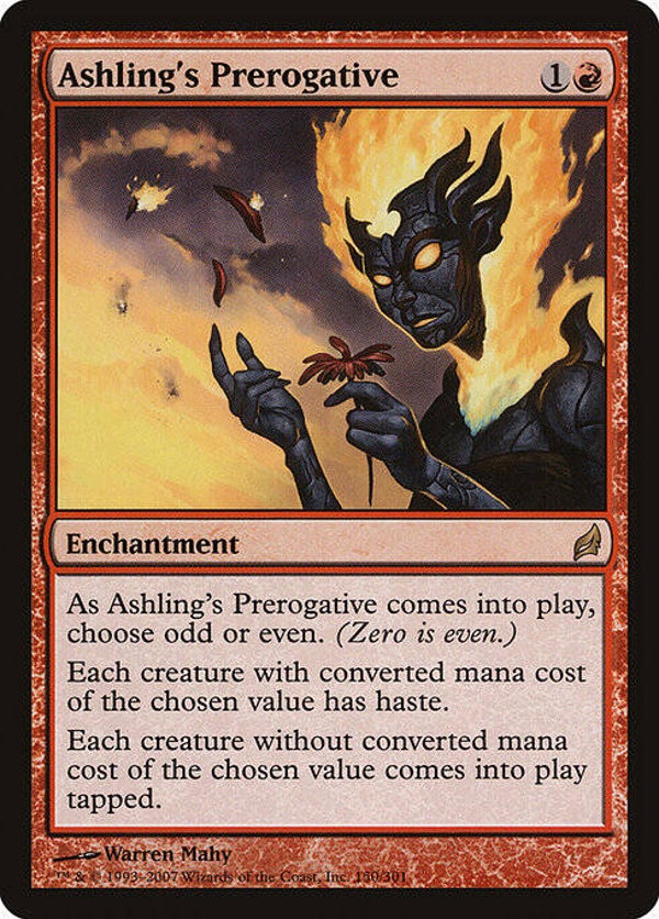 Magic : The Gathering (MTG) : Ashling's Prerogative (Lorwyn (LRW)) - R