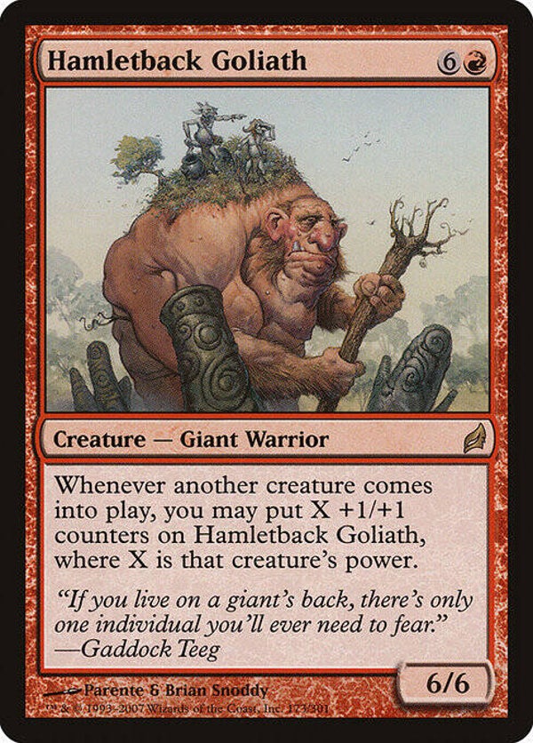 Magic : The Gathering (MTG) : Hamletback Goliath (Lorwyn (LRW)) - R