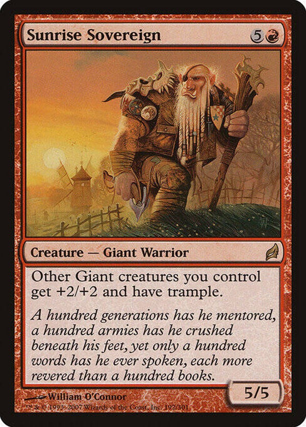 Magic : The Gathering (MTG) : Sunrise Sovereign (Lorwyn (LRW)) - R
