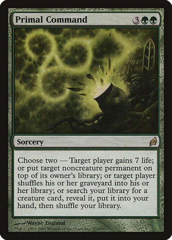 Magic : The Gathering (MTG) : Primal Command (Lorwyn (LRW)) - R