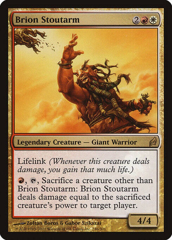 Magic : The Gathering (MTG) : Brion Stoutarm (Lorwyn (LRW)) - R  (POOR)