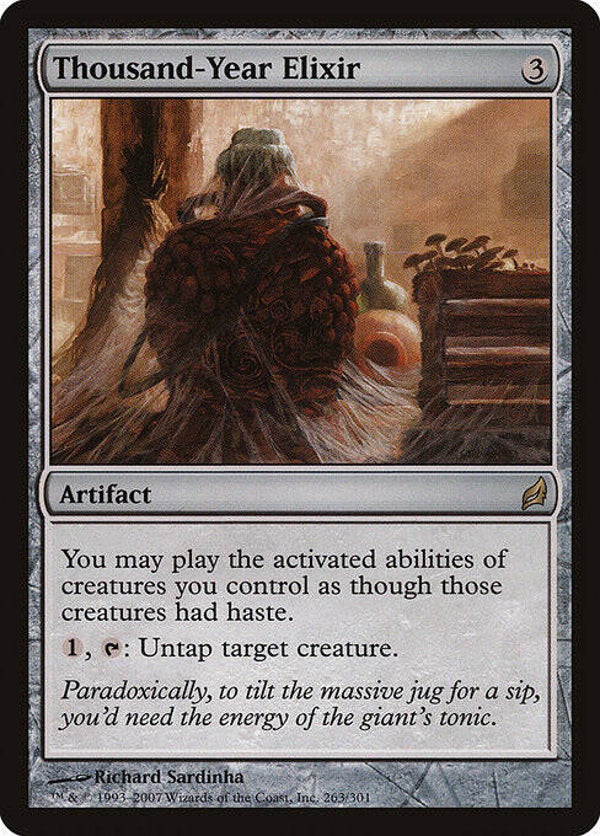 Magic : The Gathering (MTG) : Thousand-Year Elixir (Lorwyn (LRW)) - R  (SPLD+)