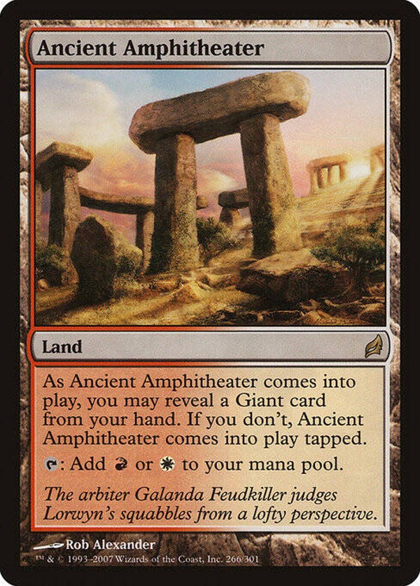 Magic : The Gathering (MTG) : Ancient Amphitheater (Lorwyn (LRW)) - R