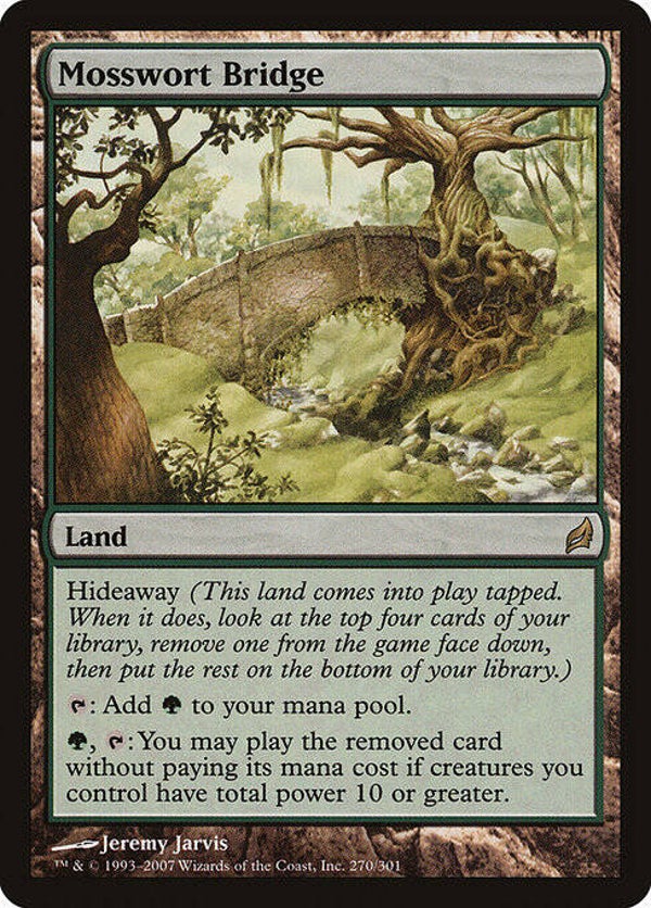 Magic : The Gathering (MTG) : Mosswort Bridge (Lorwyn (LRW)) - R  (SPLD+)