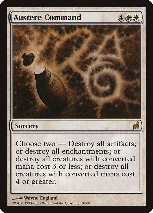 Magic : The Gathering (MTG) : Austere Command (Lorwyn (LRW)) - R