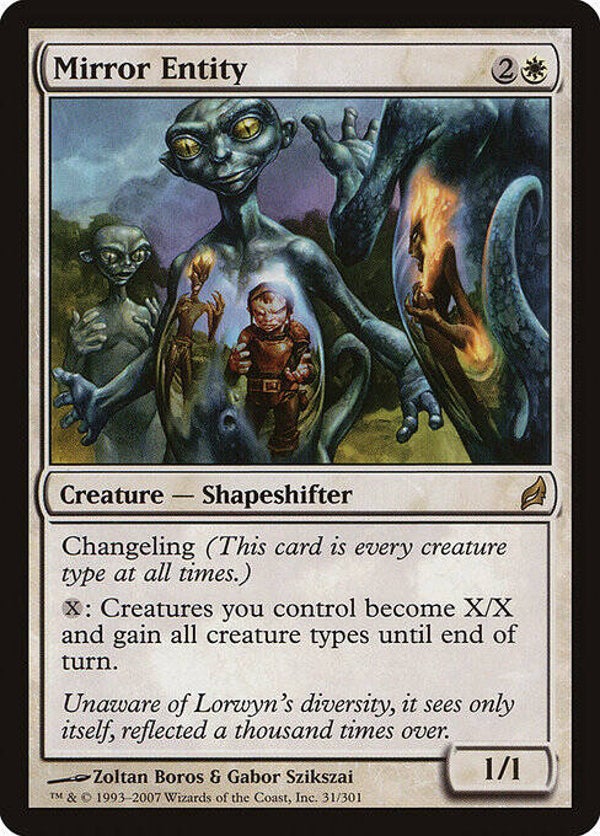 Magic : The Gathering (MTG) : Mirror Entity (Lorwyn (LRW)) - R