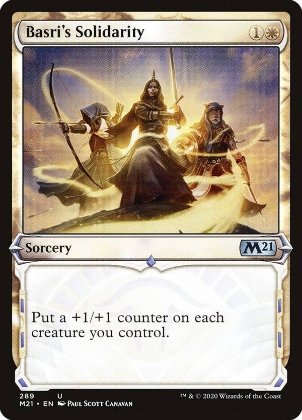 Magic the Gathering (MTG) : Basri's Solidarity (Core Set 2021 (Extra : 289)) - U